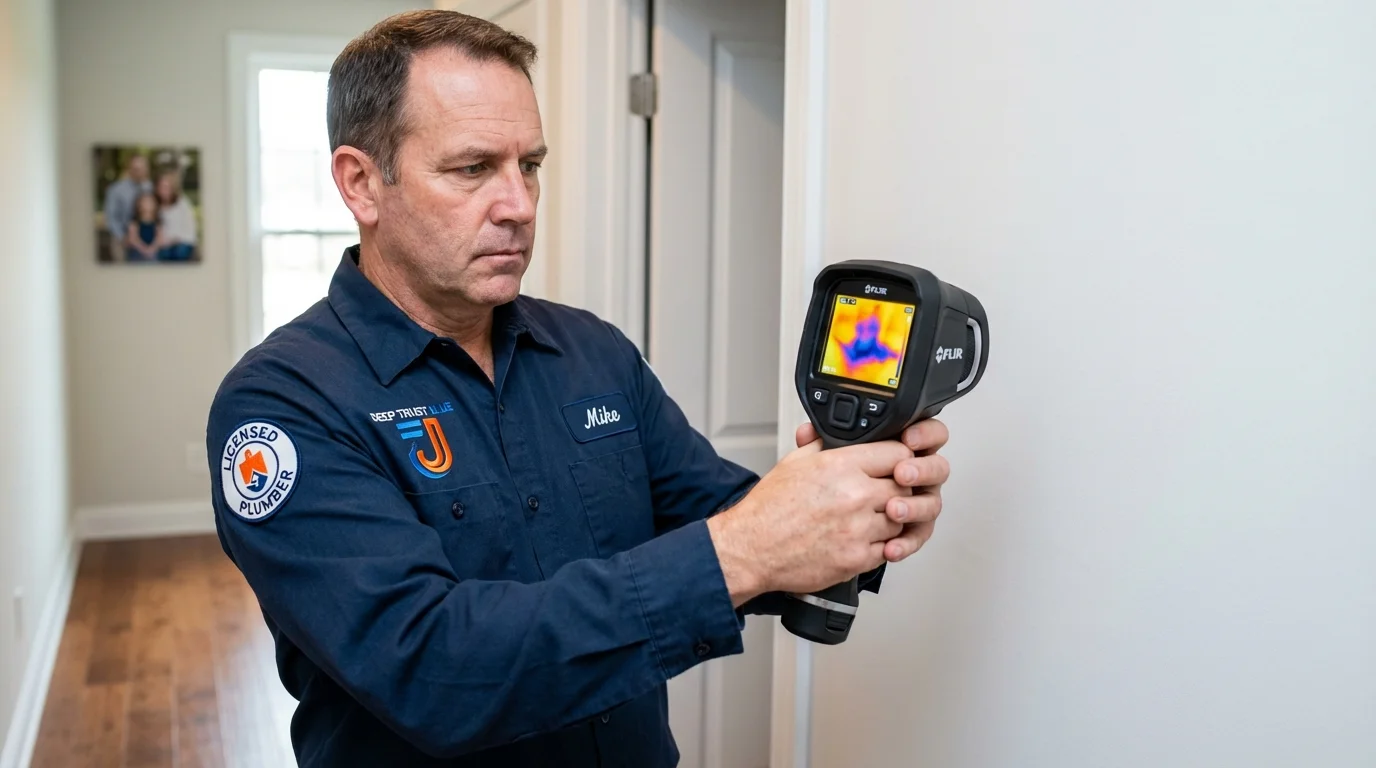 Thermal imaging leak detection by Johns Plumbing LLC in Tracy
